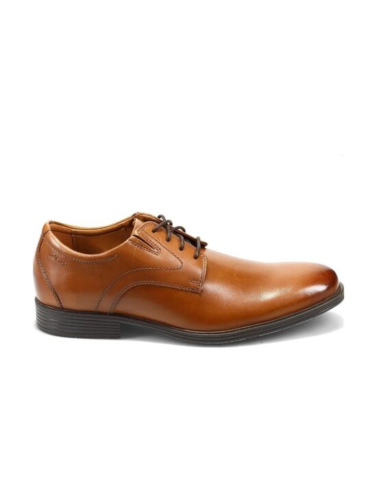 Men’s Clarks Brown Leather Oxford Dress Shoes Wide Comfort Office BusinessCasual main image 7